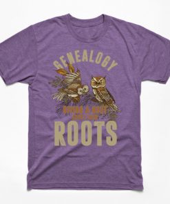 Genealogy Owl Roots Genealogist Family Gift