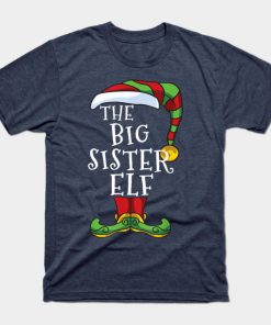 the Big Sister Elf Family Matching Christmas