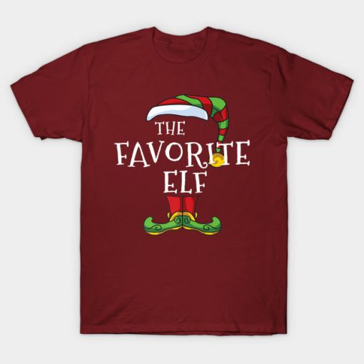 the Favorite Elf Family Matching Christmas