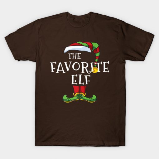 the Favorite Elf Family Matching Christmas