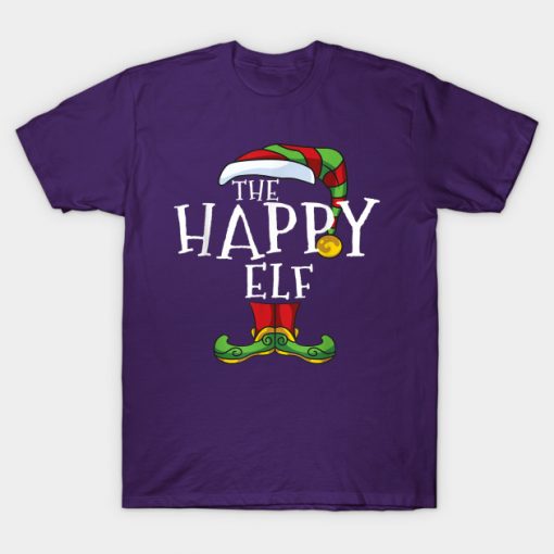 the Happy Elf Family Matching Christmas