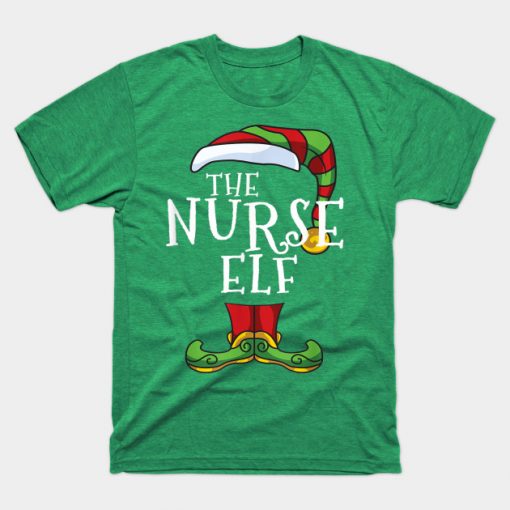 the Nurse Elf Family Matching Christmas