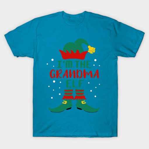 I'm The Grandma Elf Matching Family Christmas