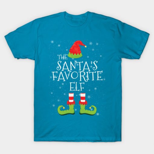 SANTAS FAVORITE Elf Family Matching Christmas Group Funny Gift