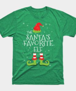 SANTAS FAVORITE Elf Family Matching Christmas Group Funny Gift