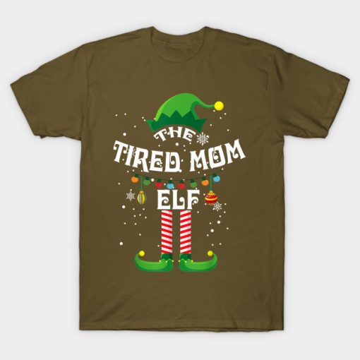 tired mom elf matching family group