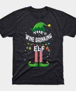 wine drinking elf matching family group