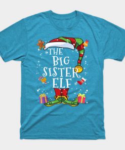 Big Sister Elf Family Matching Christmas Group Gift Pajama