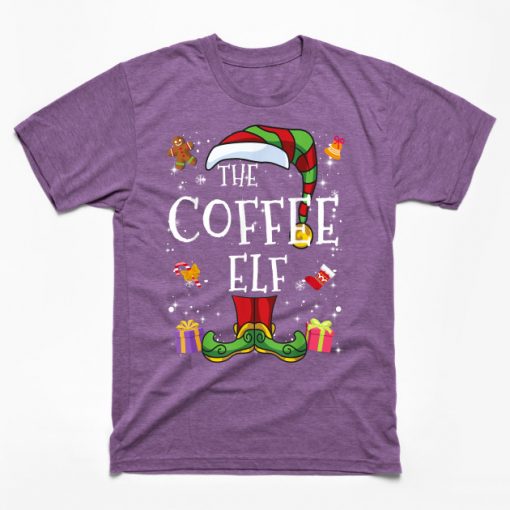 Coffee Elf Family Matching Christmas Group Gift Pajama