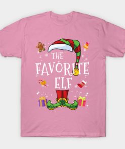 Favorite Elf Family Matching Christmas Group Funny Pajama