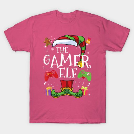 Gamer Elf Family Matching Christmas Group Funny Gift Pajama
