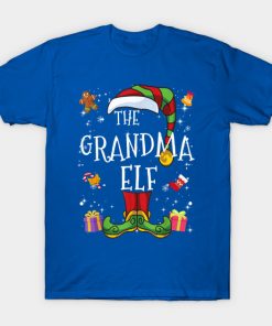 Grandma Elf Family Matching Christmas Group Gift Pajama