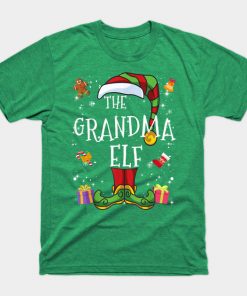 Grandma Elf Family Matching Christmas Group Gift Pajama