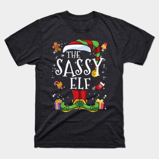 Sassy Elf Family Matching Christmas Group Gift Pajama