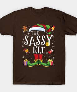 Sassy Elf Family Matching Christmas Group Gift Pajama