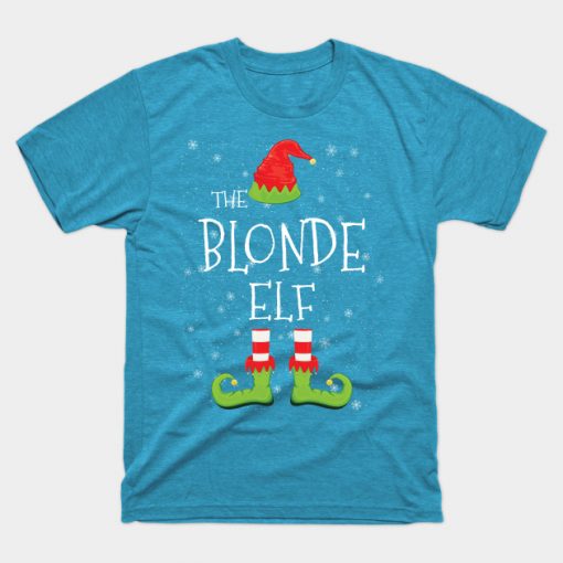 BLONDE Elf Family Matching Christmas Group Funny Giftt