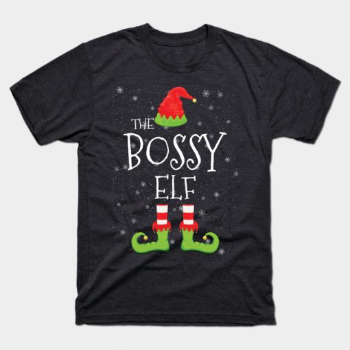 BOSSY Elf Family Matching Christmas Group Funny Gift