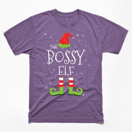 BOSSY Elf Family Matching Christmas Group Funny Gift