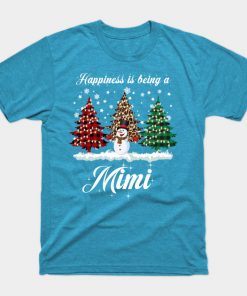 Happiness Is Being A Mimi Matching Family Christmas Pajamas