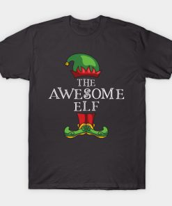 The Awesome Elf Matching Family Christmas Pajama