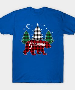 Gramma Bear Buffalo Red Plaid Matching Family Christmas