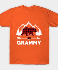 Grammy Bear Buffalo Plaid Matching Family Christmas Pajama