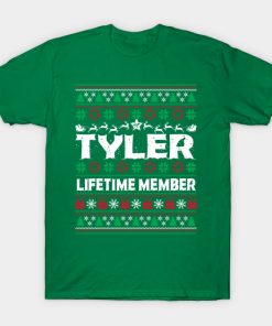 TYLER Lifetime Member Ugly Sweater Christmas First Last Name