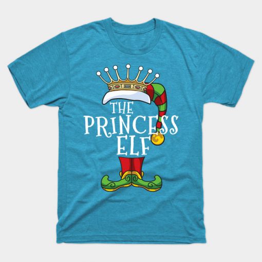 Princess Elf Family Matching Christmas Group Funny Pajama T-Shirt