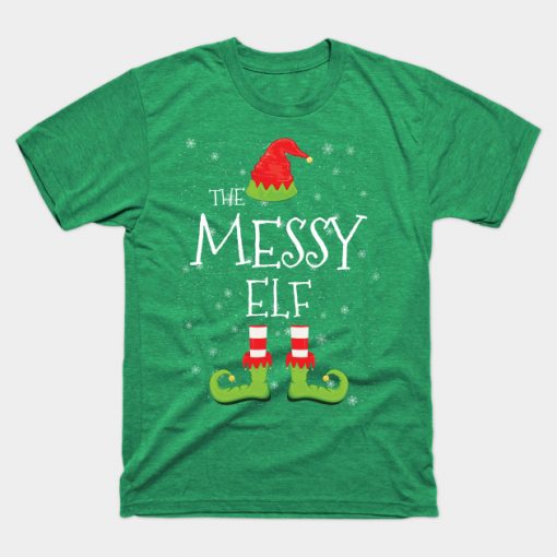 Messy Elf Family Matching Christmas Group Funny Gift