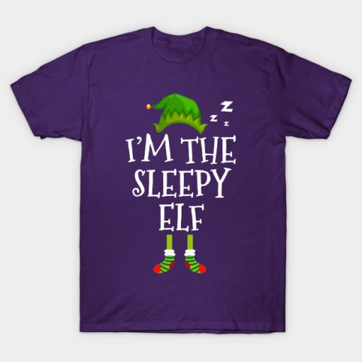 I am Sleepy Elf Funny  Family Christmas