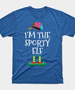 I am Sporty Elf Funny  Family Christmas