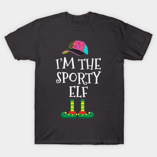 I am Sporty Elf Funny  Family Christmas
