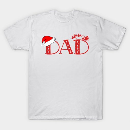 Christmas Family Name 'Dad' Photo Design Shirt
