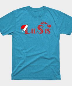 Christmas Family Name 'Lil Sis' Photo Design Shirt