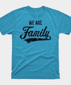 We Are Family (Parents / Father / Mother / Children / Vintage / Black)