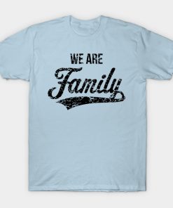 We Are Family (Parents / Father / Mother / Children / Vintage / Black)