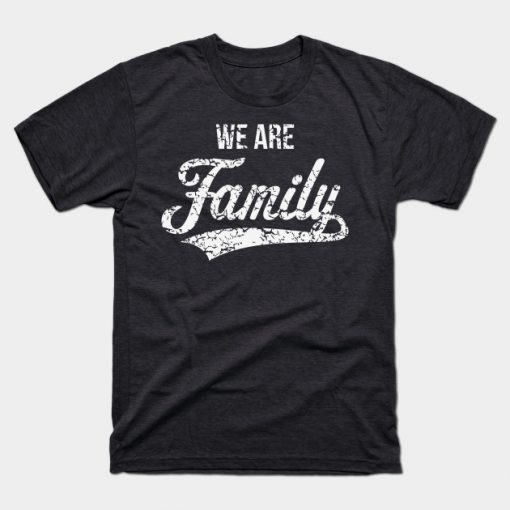 We Are Family (Parents / Father / Mother / Children / Vintage / White)